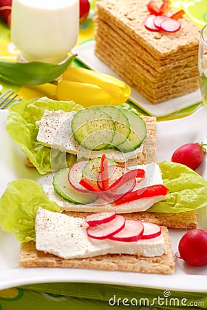 Spring diet breakfast Stock Photo