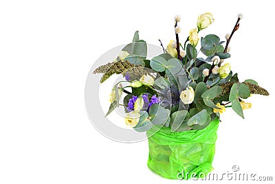 Spring Easter bouquet Stock Photo