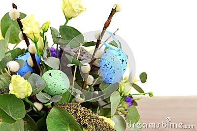 Spring Easter bouquet Stock Photo