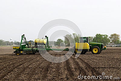 Spring Fieldwork Stock Photo