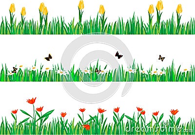 Spring flowers Vector Illustration