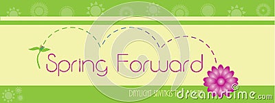 Spring Forward Background Sky and Grass Bubbles Light Flair Stock Photo