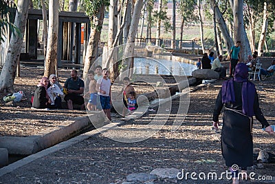 Maayan Yizreel - Jezreel Spring, Israel Editorial Stock Photo