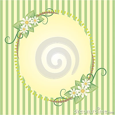 Spring frame Vector Illustration