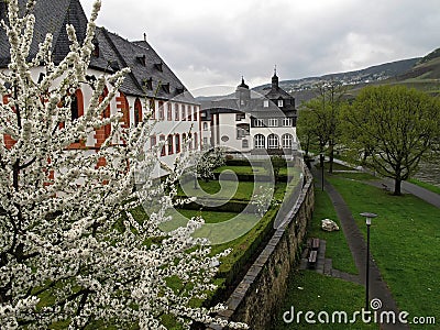 Spring in Germany with classical building Stock Photo