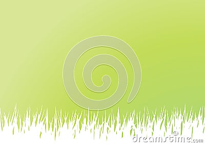 Spring Grass Vector Illustration