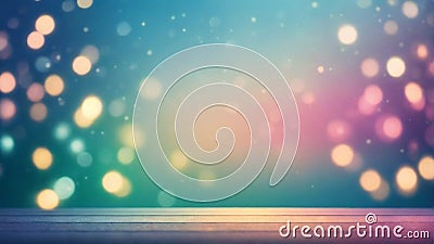 Spring holidays, abstract light gradient background, bokeh effect, bright colors. Empty space. Stock Photo