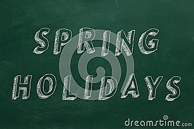 Spring holidays Stock Photo