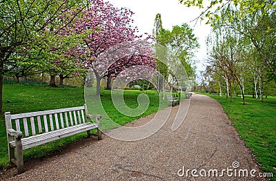 Spring in Hyde Park, London Stock Photo