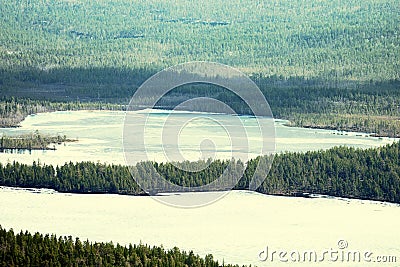 Spring in Lapland Stock Photo