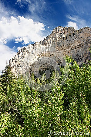 Spring Mountains Landscape Nevada Stock Photo