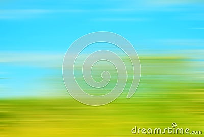 Spring nature motion blur Stock Photo