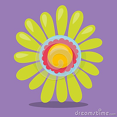 spring owls sunflower green 13 Vector Illustration