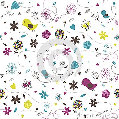 Spring Pattern Stock Photo