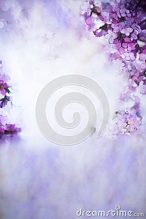 Spring photo background with flowers Stock Photo