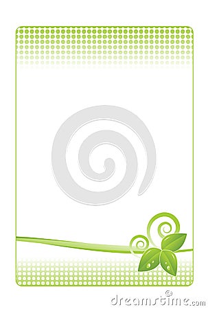 Spring postcard design Stock Photo