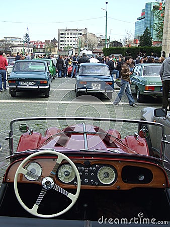 Spring Retro Parade Editorial Stock Photo