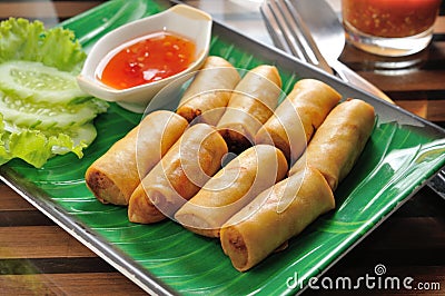 Spring roll Stock Photo
