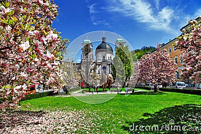 spring in Salzburg Stock Photo