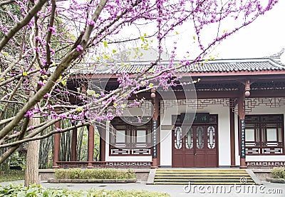 Spring scenery in a park,chengdu,china Stock Photo