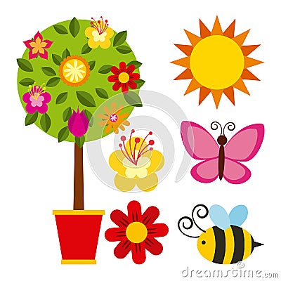 Spring season design Vector Illustration