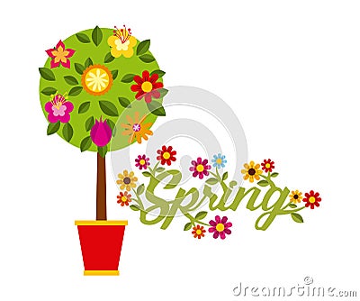 Spring season design Vector Illustration