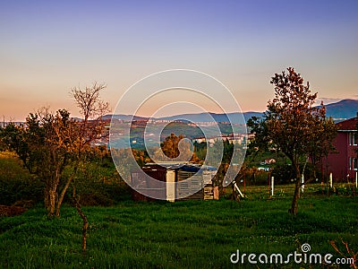 Spring Season Natural Landscape Stock Photo