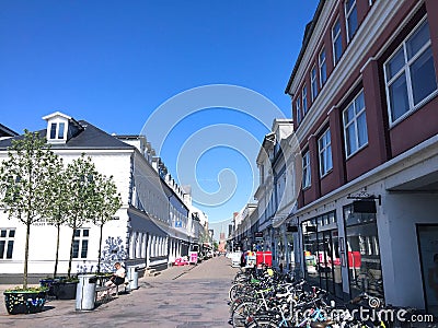 Spring in Silkeborg,Denmark Editorial Stock Photo