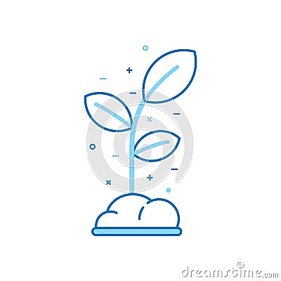 Spring Sprout Icon Vector Illustration