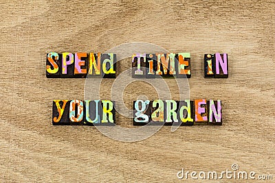 Spring summer good happy time garden grow nature Stock Photo