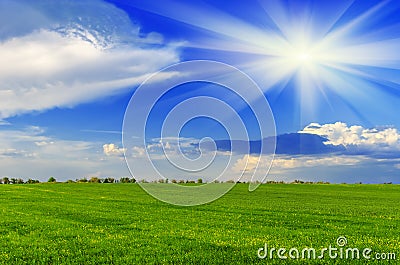 Spring sunny day Stock Photo