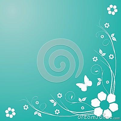 Spring swirls Vector Illustration