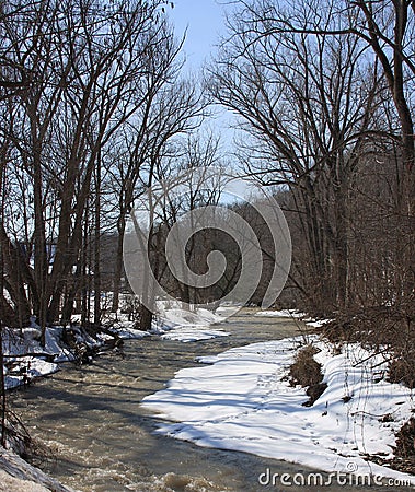 Spring Thaw Stock Photo