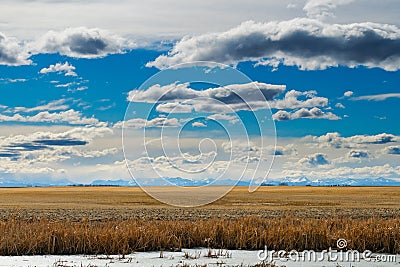Spring time in the Prairies Stock Photo