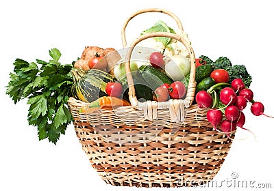 Spring vegetables Stock Photo