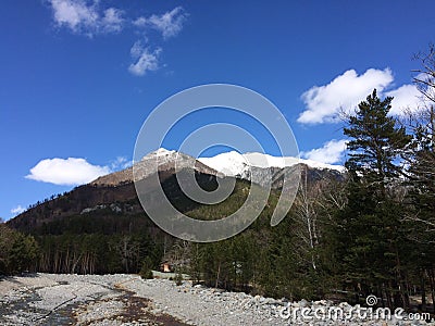 Arshan settlement in Buryatia Stock Photo