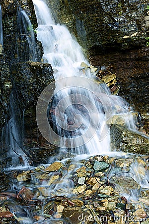 Spring Waterfall Stock Photo