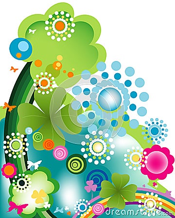 Springtime feeling Vector Illustration