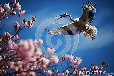 Springtime feeling with beautiful nature (AI Generated) Stock Photo