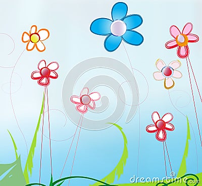 Springtime flowers Stock Photo