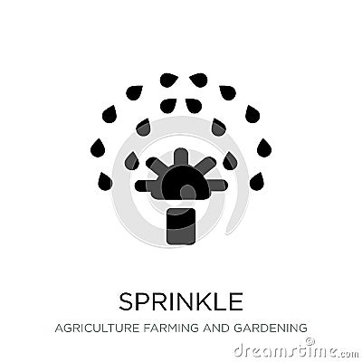sprinkle icon in trendy design style. sprinkle icon isolated on white background. sprinkle vector icon simple and modern flat Vector Illustration