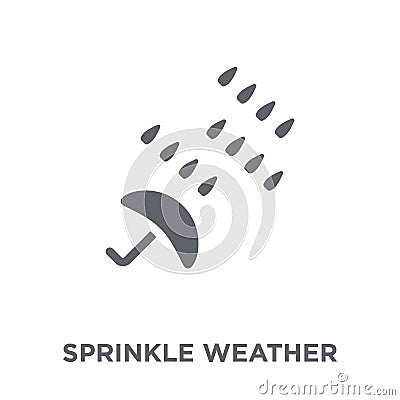 Sprinkle weather icon from Weather collection. Vector Illustration