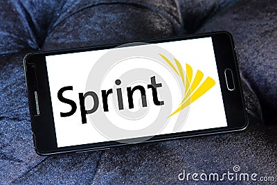 Sprint mobile operator logo Editorial Stock Photo