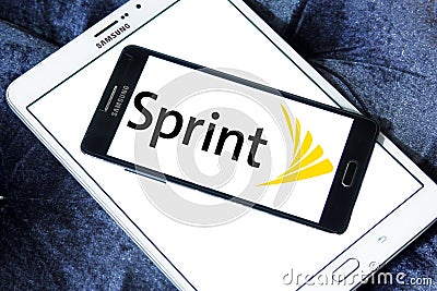 Sprint mobile operator logo Editorial Stock Photo