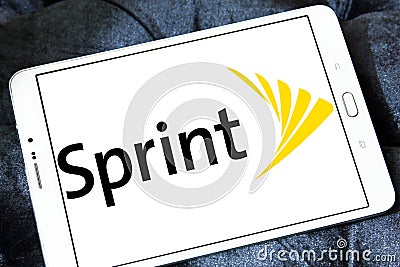 Sprint mobile operator logo Editorial Stock Photo