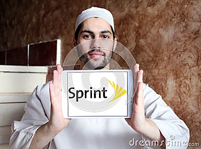 Sprint mobile operator logo Editorial Stock Photo