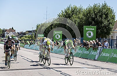 The Sprint - Tour de France 2015 Editorial Stock Photo