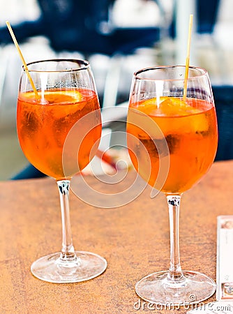 Spritz aperitif Stock Photo