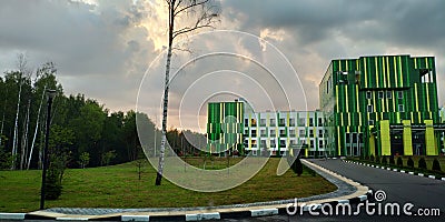 Spring. Moscow. Hospital. Stock Photo