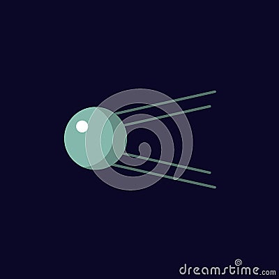 Sputnik icon Vector Illustration